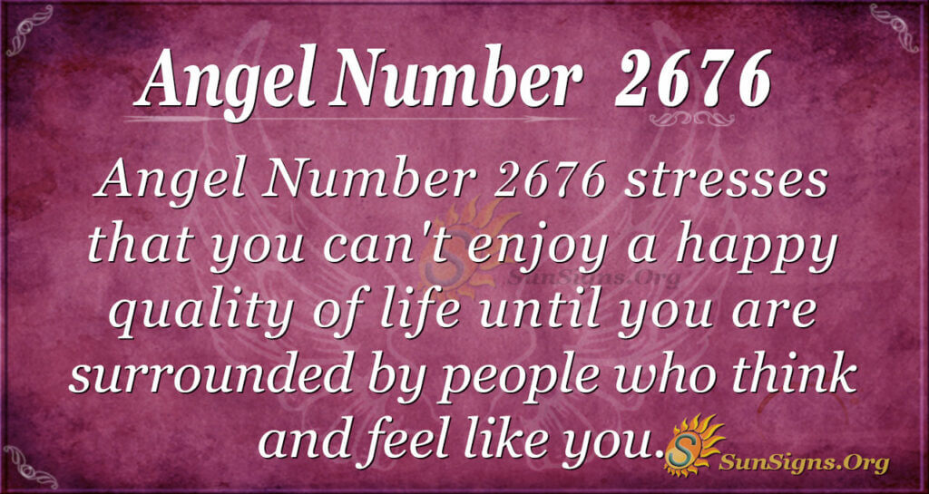 Angel Number 2676