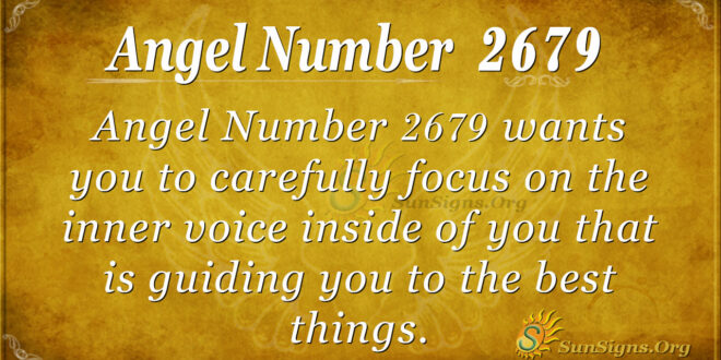 Angel Number 2679