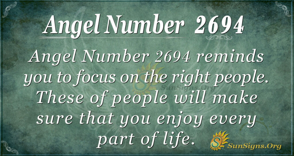 Angel Number 2694