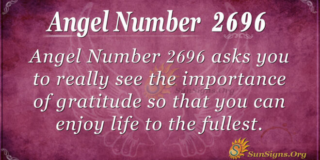 Angel Number 2696
