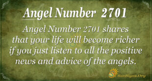 Angel Number 2701