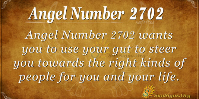Angel Number 2702