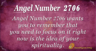 Angel Number 2706