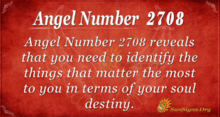 Angel Number 2708