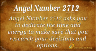 Angel number 2712