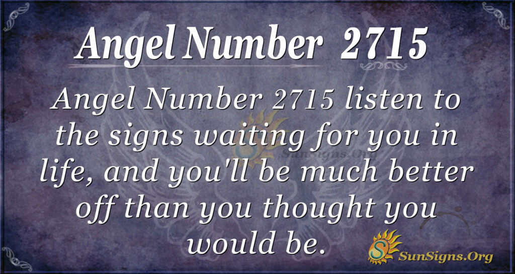 Angel number 2715