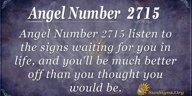 Angel number 2715