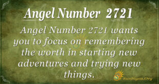 Angel Number 2721