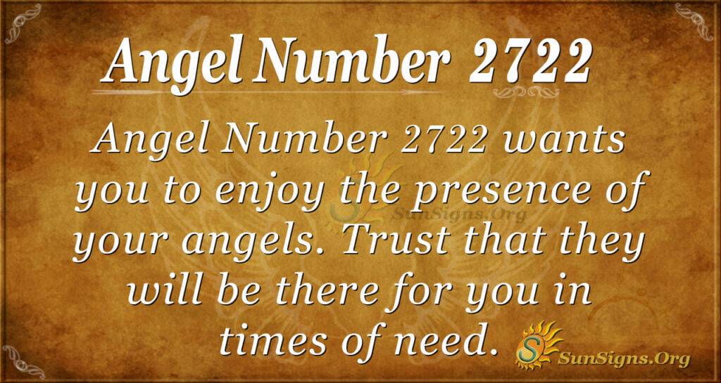 Angel Number 2722