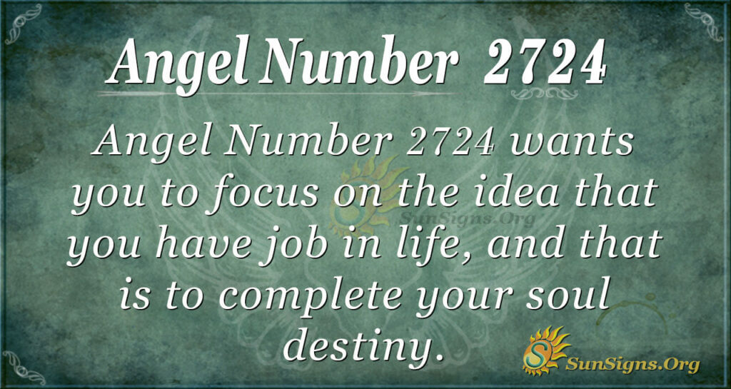 Angel Number 2724