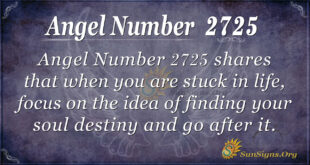 Angel Number 2725