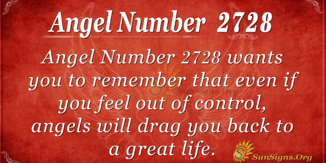 Angel Number 2728