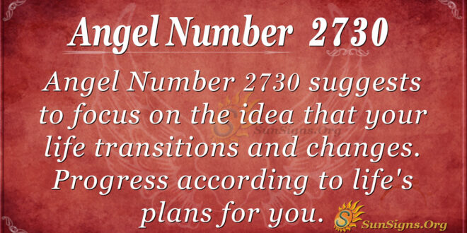 Angel number 2730