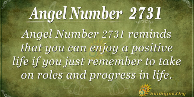 Angel Number 2731
