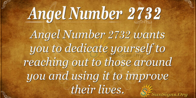 Angel Number 2732