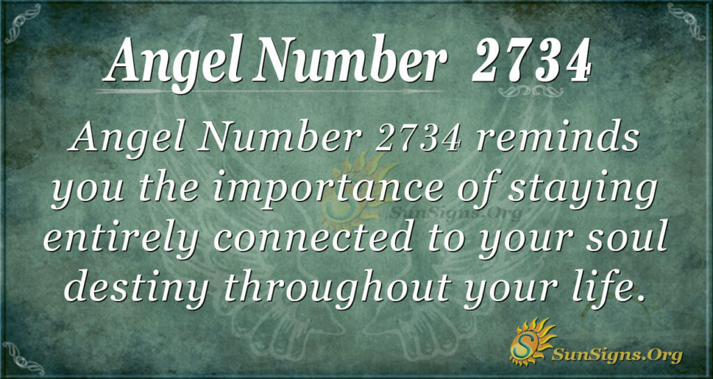 Angel Number 2734