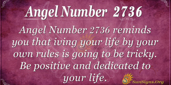 Angel Number 2736
