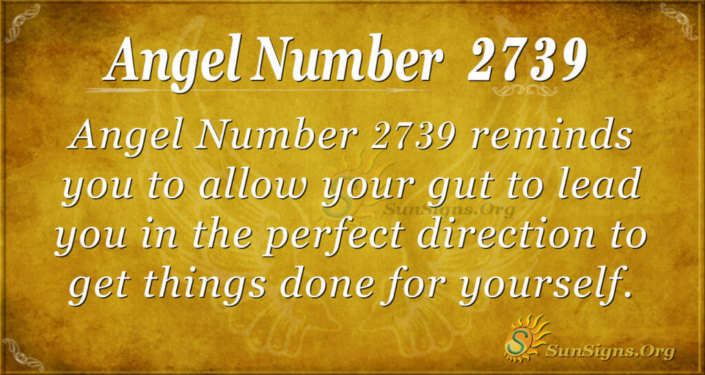 Angel Number 2739