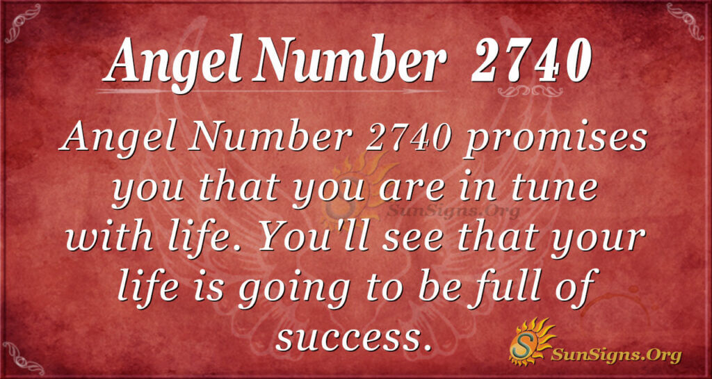 Angel Number 2740