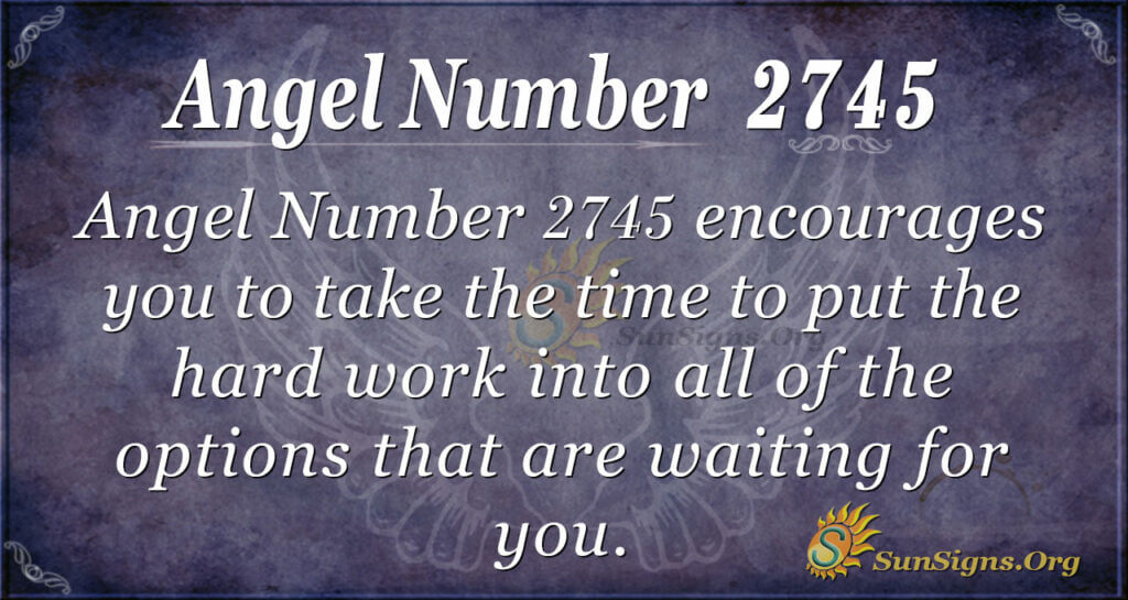 Angel Number 2745