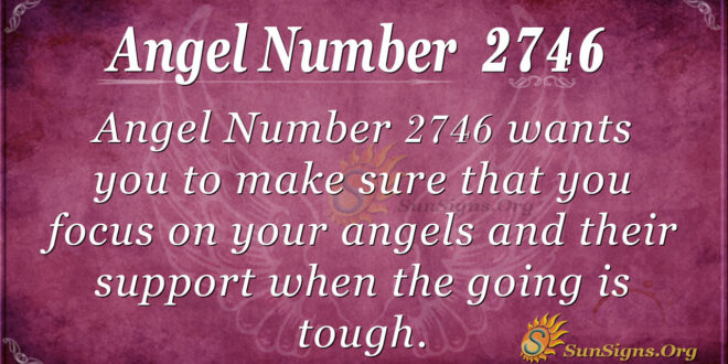 Angel Number 2746