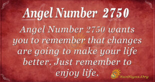 Angel Number 2750