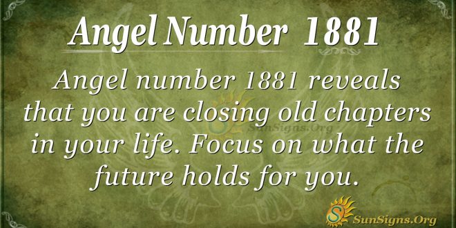angel number 1881