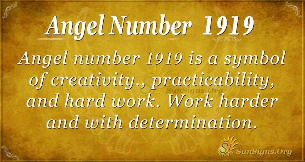 Número de ángel 1919