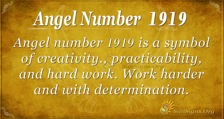 Angel Number 1919 Meaning  A Symbol Of Creativity  SunSigns Org