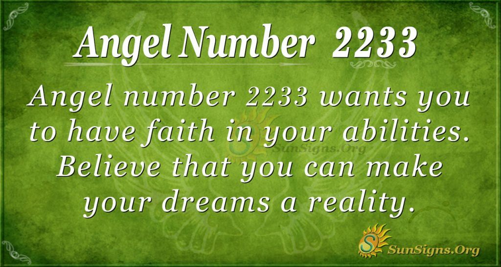 angel number 2233