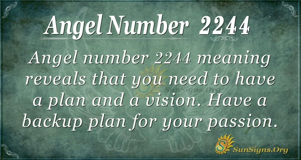 andělské číslo 2244