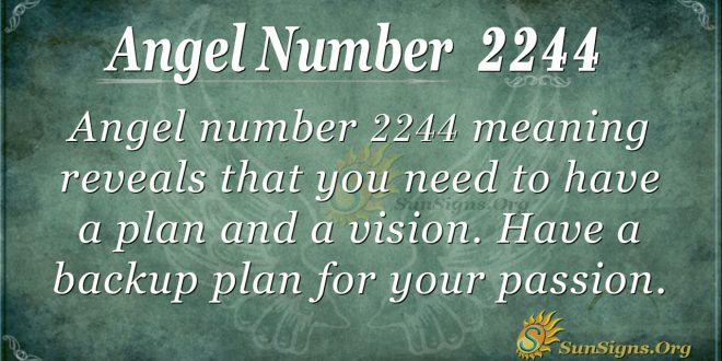 angel number 2244