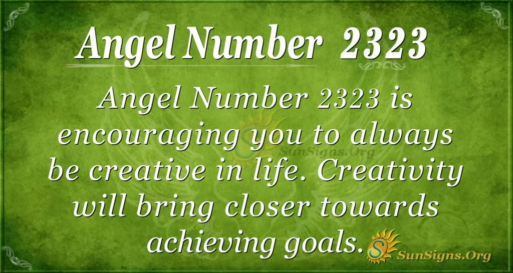 anděl číslo 2323