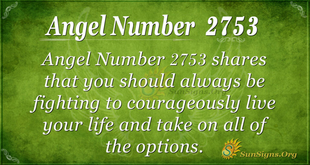 Angel Number 2753