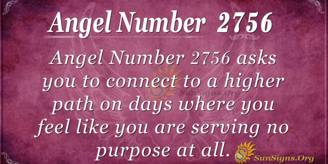Angel Number 2756