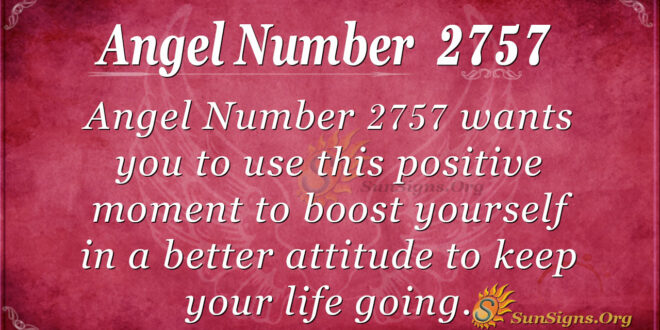 Angel Number 2757