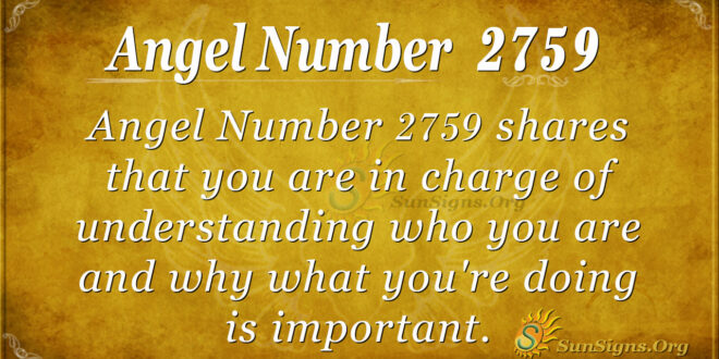 Angel Number 2759