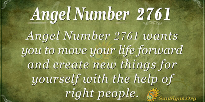 Angel Number 2761