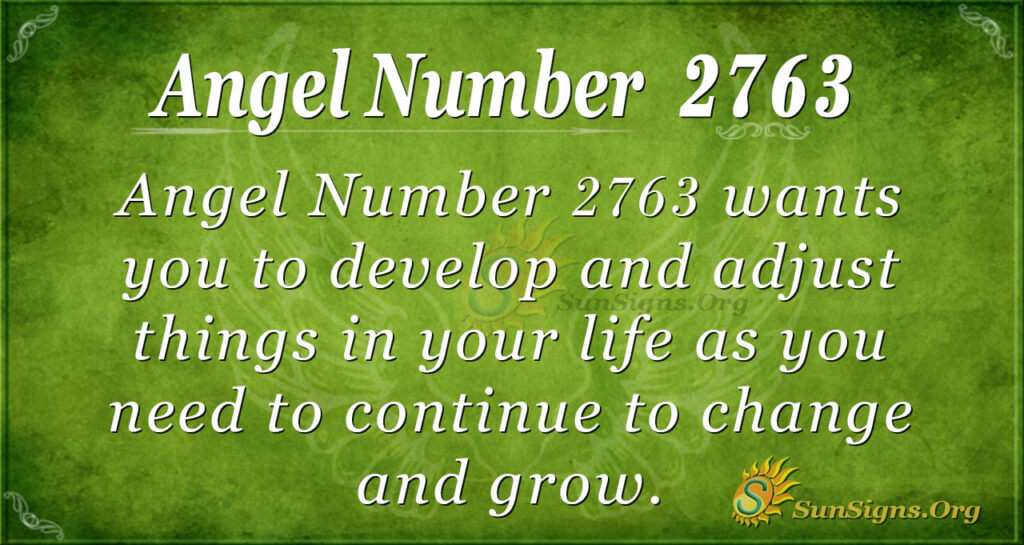 Angel Number 2763