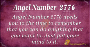 Angel Number 2776