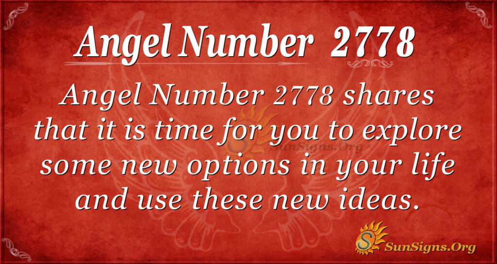 Angel Number 2778
