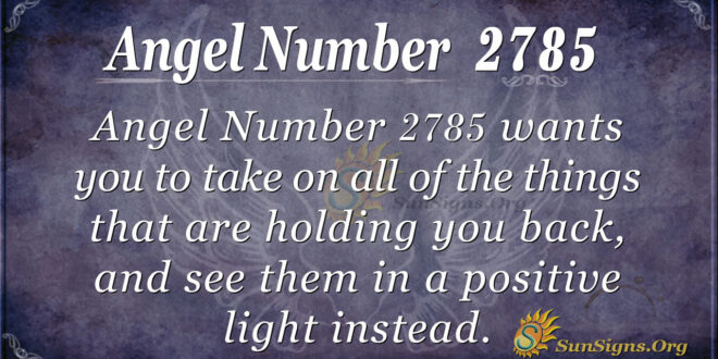 Angel Number 2785