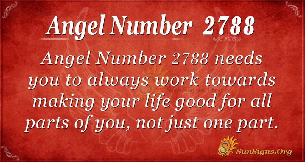 Angel Number 2788