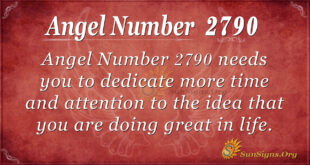Angel number 2790
