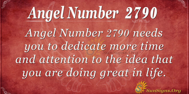 Angel number 2790