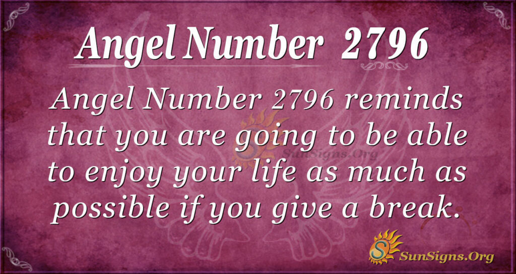 Angel number 2796