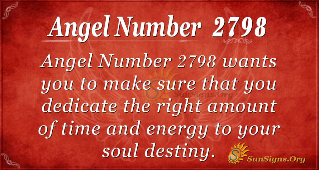 Angel Number 2798