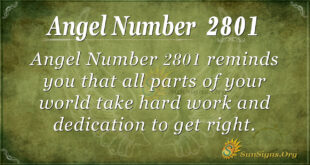 Angel number 2801