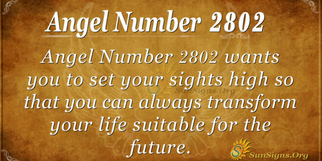 Angel Number 2802