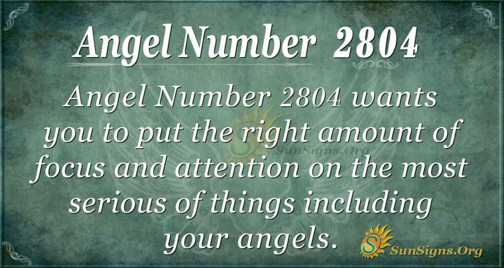 Angel Number 2804